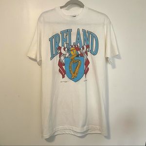 Vintage PM Enterprise INC 1990 “Ireland” T Shirt Made In USA Size L